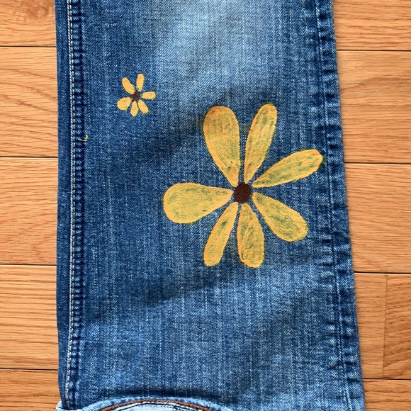 Vintage Mavi bootcut jeans - hand painted - Picture 2 of 5